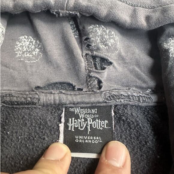 Harry Potter HOGWARTS GREY SWEATSHIRT ORLANDO VINTAGE Medium - Picture 4 of 4